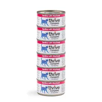 Thrive Adult Wet Complete Cat Food Kattenvoer 12 x 75 g - Sardientjes & Makreel