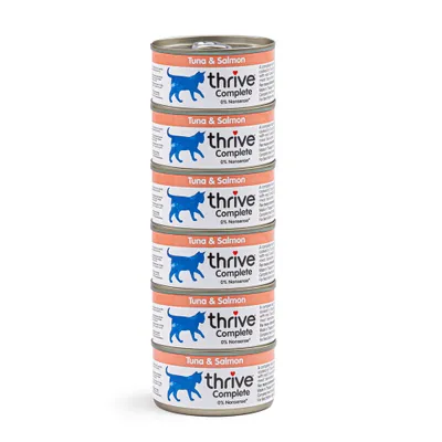 Thrive Complete 6 x 75 g - Atún y salmón Thrive Complete 6 x 75 g - Atún y salmón