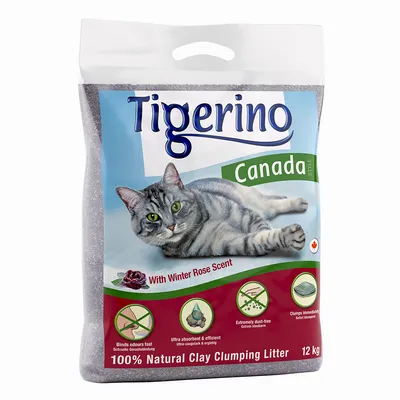 Winter-Edition: Tigerino Canada Style Kattesand - Winter Rose