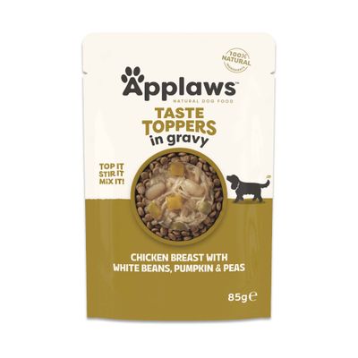 Výhodné balení Applaws Taste Toppers in Sauce 24 x 85 g jehněčí s mrkví, cuketou a cizrnou