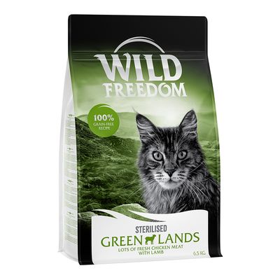 Wild Freedom Adult "Green Lands" Sterilised Miel - fără cereale 2 x 6,5 kg