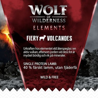 Wolf of Wilderness "Fiery Volcanoes" - Lamb