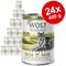 Lot Wolf of Wilderness Senior 24 x 400 g pour chien lot mixte