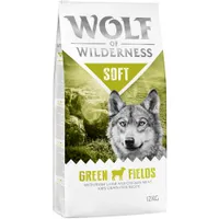 Wolf of Wilderness Soft - Green Fields - Lamb - säästöpakkaus: 2 x 12 kg