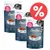 Smilla Soft Sticks mit Forelle und Preiselbeeren, getreidefreie Rezeptur, hergestellt in Deutschland. Packung zeigt Katze und Produktabbildung. Rabatt-Symbol sichtbar.