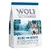 Wolf of Wilderness Blue River, 100% bezobilná receptura, mnoho čerstvého kuřecího masa a lososa s lesními plody, kořeny a bylinkami, 400g.
