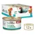Lot de 12 boîtes Purina Gourmet nature's creations, texte visible : NEU, Schonend gegarte feine Streifen, image d’un chat blanc sur l’emballage.
