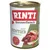 RINTI Kennerfleisch con renna, senza cereali. Rinti dal 1983 Original. In foto: pezzi di carne e frattaglie.