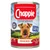 Chappie Original, made with wholesome and natural ingredients, complete and balanced, developed with vets, no artificial colours or flavours, no added sugar.