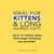Text: Ideal for kittens & long haired cats. Up to 3x cleaner paws with larger clumping clay granules. *vs Ever Clean Total Cover.