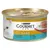 Purina Gourmet Gold cat food can with tuna, golden packaging, image of a white cat and served food.