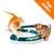 Two cats playing with an interactive track toy featuring a ball inside a curved, covered circuit. Orange banner in corner reads 'Top Seller'.