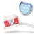 Toothbrush with toothpaste and a badge reading 'Protect Prevent Clean', highlighting cleaning and protective benefits.