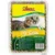 Gimpet Hy-Gras, opakowanie 150 g. Widoczny napis: 1x gießen – fertig! oraz zdjęcie kota na żółtym tle. Produkt w plastikowym pojemniku z przezroczystą pokrywką.