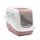 Toilette pink / weiß mit "Flamingo" Druck