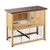 Gabbia in legno per piccoli animali a due livelli, griglia metallica, rampa e motivo con coniglio sulla porta. Parte superiore chiusa, parte inferiore aperta. Gabbia in legno per piccoli animali a due livelli, griglia metallica, rampa e motivo con coniglio sulla porta. Parte superiore chiusa, parte inferiore aperta.