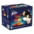 Purina felix Doppelt Lecker Duos macskaeledel, 24x tasak, válogatott ízek zselében. Csomagoláson fekete-fehér macska és tál étel látható. Német nyelvű feliratok.