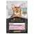 Purina Pro Plan Adult Delicate Digestion, au poisson de l’océan, en sauce. Sans colorants ajoutés. Sachet pour chat avec texte sur la digestion et système digestif sain.