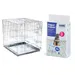 Lot : cage de transport Double Door + tapis absorbants Savic Puppy Trainer pour chien - cage l 69 x P 109 x H 75 cm + tapis XL, L 90 x l 60 cm, 2 x 30 tapis