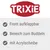 Trixie. Front aufklappbar, Bereich zum Buddeln, mit Acrylscheibe.