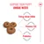 Three kibbles with text: Energy dense kibble, Vitamins C&E, Prebiotics. Supports the special needs of puppies. Three kibbles with text: Energy dense kibble, Vitamins C&E, Prebiotics. Supports the special needs of puppies.