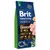 Brit Premium by Nature hondenvoer, XL, high in chicken 48%, adult large, GMO free, soy free. Voor volwassen honden van extra grote rassen 45–90 kg. Tekst in het Engels.