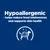 Hypoallergenic – helps reduce food intolerances and supports skin health