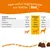 Feeding guide showing chews per weight: 1 chew for 0-15kg, 2 chews for 15-30kg, 3 chews for over 30kg. Key ingredients and amounts listed per chew. Suitable for all ages, breeds and sizes.
