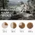 Omschakeling naar Wolf of Wilderness: voerovergangschema met dag 1–2: 25%, dag 3–4: 50%, dag 5–6: 75%, dag 7: 100% van de nieuwe brokjes zichtbaar in diagrammen.