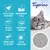 Tigerino Premium. Arcilla natural de bentonita, superabsorbente y eficaz, muy bajo en polvo, aglomeración inmediata, control rápido de los olores, con olor a brisa de mar.