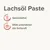Lachsöl Paste. Getreidefrei. DHA unterstützt die Sehkraft.