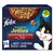 Boîte Felix Sensations Jellies Countryside Selection in Jelly, 24x avec bœuf, poulet, canard, agneau. Texte visible : No colourants same great taste. Marque Purina.