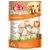 8in1 Delights Chicken Bones, okusna piščančja prsa v notranjosti, dolgotrajno žvečenje, paket 6 kosov, velikost S za pse 5–10 kg.