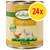 Lukullus Geflügel & Lamm Adult, 800 g, confezione da 24. Testo visibile: mit Kartoffeln, Löwenzahn und Leinöl. Immagini di pollo e agnello sull'etichetta.