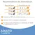 Tabla de recomendación de alimentación para gatos adultos: 3 kg 2–2½ latas, 4 kg 2½–3 latas, 5 kg 2¾–3½ latas de 85 g. 99 % proteína animal, sin OGM ni colorantes.
