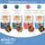 Colección mar en salsa IAMS para gatos adultos 1+ años: 3x atún y guisantes, 3x caballa y trucha, 3x salmón y bacalao, 3x pescado azul y judías verdes. 99 % proteína animal.