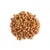 Ruskeita, pyöreitä kuivaruokanappuloita kasassa valkoisella taustalla. Tuotemerkki ja pakkaus eivät näy.