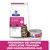 Hill's Prescription Diet Gastrointestinal Biome pour chat, croquettes et pâtée. Texte en allemand : Probieren Sie unsere köstliche Trocken- und Nassnahrung aus.