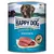 Happy Dog Sensible Pure Sweden, Wild Pur. Made in Germany. Tin with image of meat pieces and dog head.