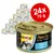 Pack de 24 latas GimCat ShinyCat Kitten in Jelly Thunfisch, 70 g cada una. Imagen de la lata con gatitos y texto visible en varios idiomas.