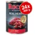 Rocco Real Hearts Beef, 24x400 g. Text: 'with whole chicken hearts'. Bild på kött och hjärta. Vikt: 400 g.