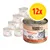 12x lattine DOGS'n TIGER Köstlich Pute, 100% natural, 70% tacchino, alimento completo per gatti adulti. Testo in tedesco sull'etichetta.