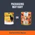 Image shows two different HiLife chicken treats packages with text: 'Packaging may vary. Same natural brand, new look.'