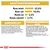 Voedingsanalyse: ruw eiwit 22,0%, ruw vet 18,0%, ruwe as 6,4%, ruwe celstof 2,7%. Samenstelling en toevoegingsmiddelen per kg vermeld, inclusief vitaminen en mineralen.
