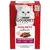 Purina Gourmet Mon Petit Intense. Tunna strimlor med nötkött, kalv och lamm i sås. Förpackningen innehåller 6x50g portionspåsar. Avsedd för återvinning.