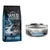 Wild Freedom Cold River dry food 6.5 kg bag with cat image, 100% grain-free recipe, and Wild Freedom Instinctive Wild Rapids wet food tin shown side by side.
