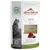 Pachet almo nature HFC Jelly pentru pisici adulte, file de ton cu alge. Text vizibil: 'Profits 100% to nature', 'Owned by the animals', imagine pisică și cod QR.