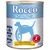 Rocco Sensitive hondenvoer, 800 g blik. Huhn & Kartoffeln, single protein. Getreidefrei, hypoallergeen, kracht & energie. Tekst in Duits, Engels en Frans zichtbaar op verpakking.