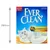 Caja de arena aglomerante para gatos Ever Clean Litterfree Paws, 6L. Texto visible: 'NEW', 'Litterfree paws: up to 3x cleaner', '99,9% dust free'. Altura del paquete: 280 mm.