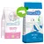 Două ambalaje Forza10 Mini Adult cu pește, 4 kg, pentru câini 1–10 kg. Un pachet vechi și unul nou, cu mențiunea „100% eco pack compostabil și reciclabil” vizibil pe ambalajul nou. Două ambalaje Forza10 Mini Adult cu pește, 4 kg, pentru câini 1–10 kg. Un pachet vechi și unul nou, cu mențiunea „100% eco pack compostabil și reciclabil” vizibil pe ambalajul nou.